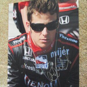 Marco Andretti Autographed 8x10 PHOTO